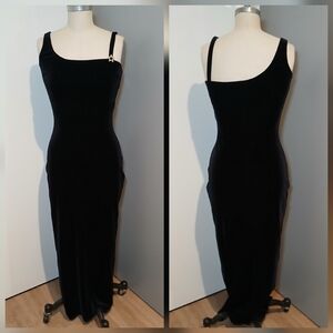 Sarah McClintock Gunne Sax 90's Y2K Formal Velvet Dress Size 7/8